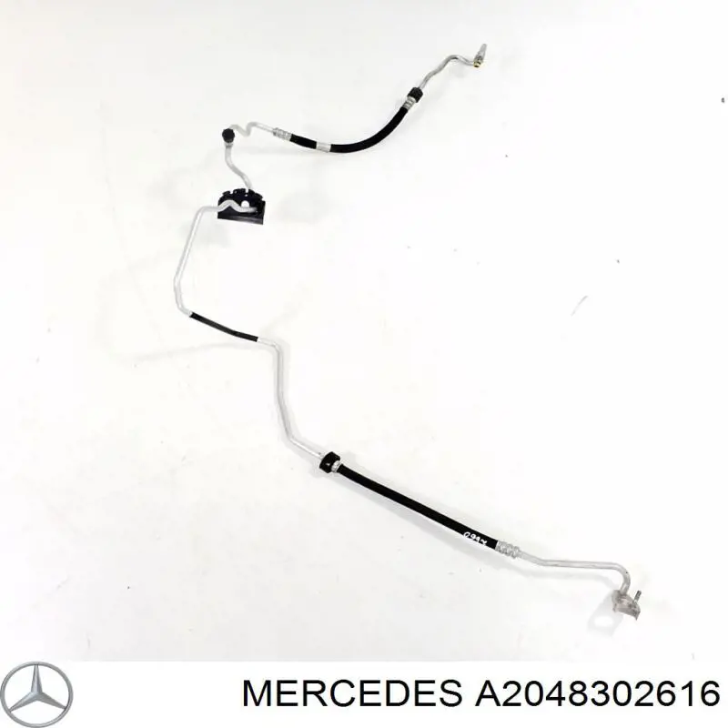 Купити A2048304916 Mercedes Шланг кондиціонера, від радіатора до випарника