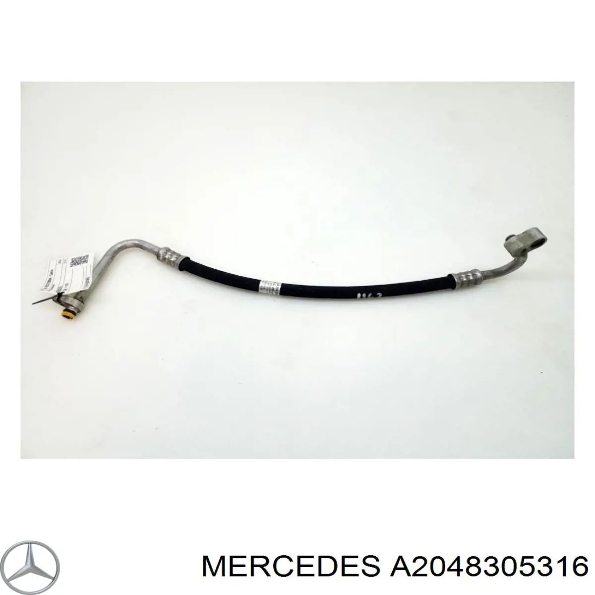 Купити A2048305316 Mercedes Шланг кондиціонера, від радіатора до випарника