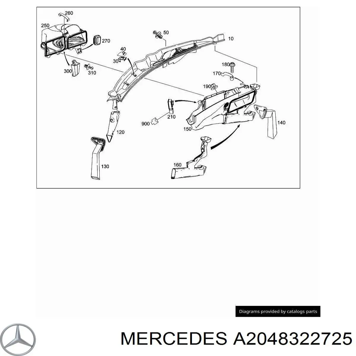 A2048322725 Mercedes 