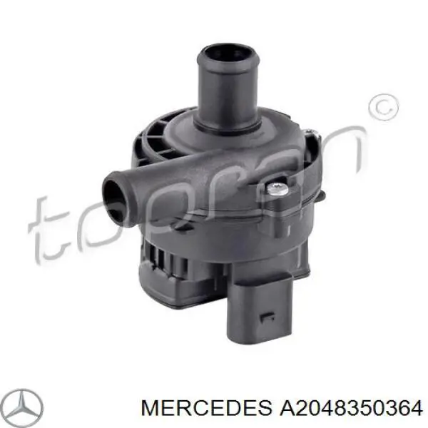 A2048350364 Mercedes помпа водяна (насос охолодження, додатковий електричний)