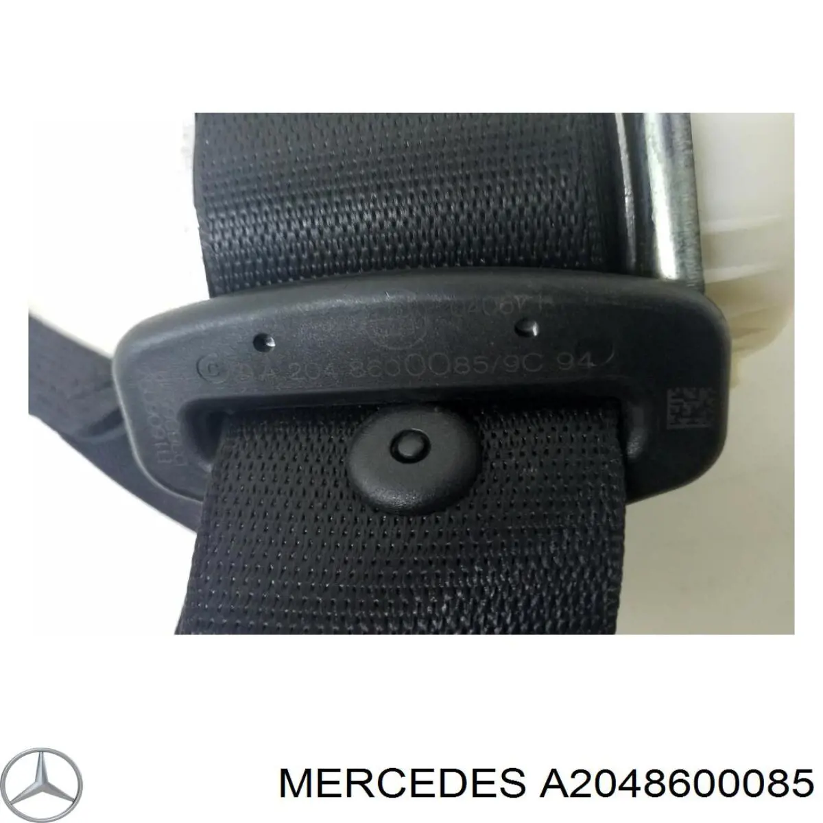 Пасок безпеки задній центральний A2048600085 Mercedes