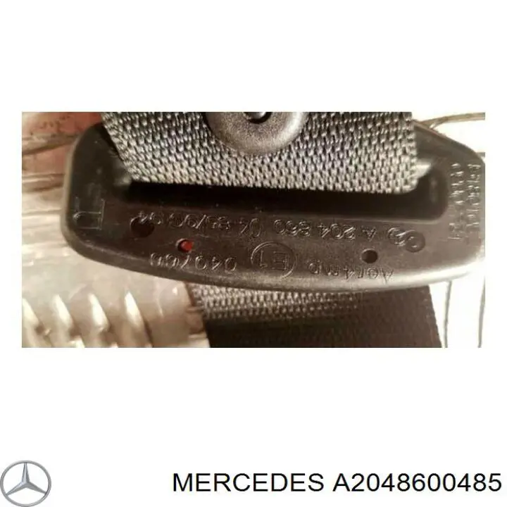 Пасок безпеки задній правий A2048600485 Mercedes