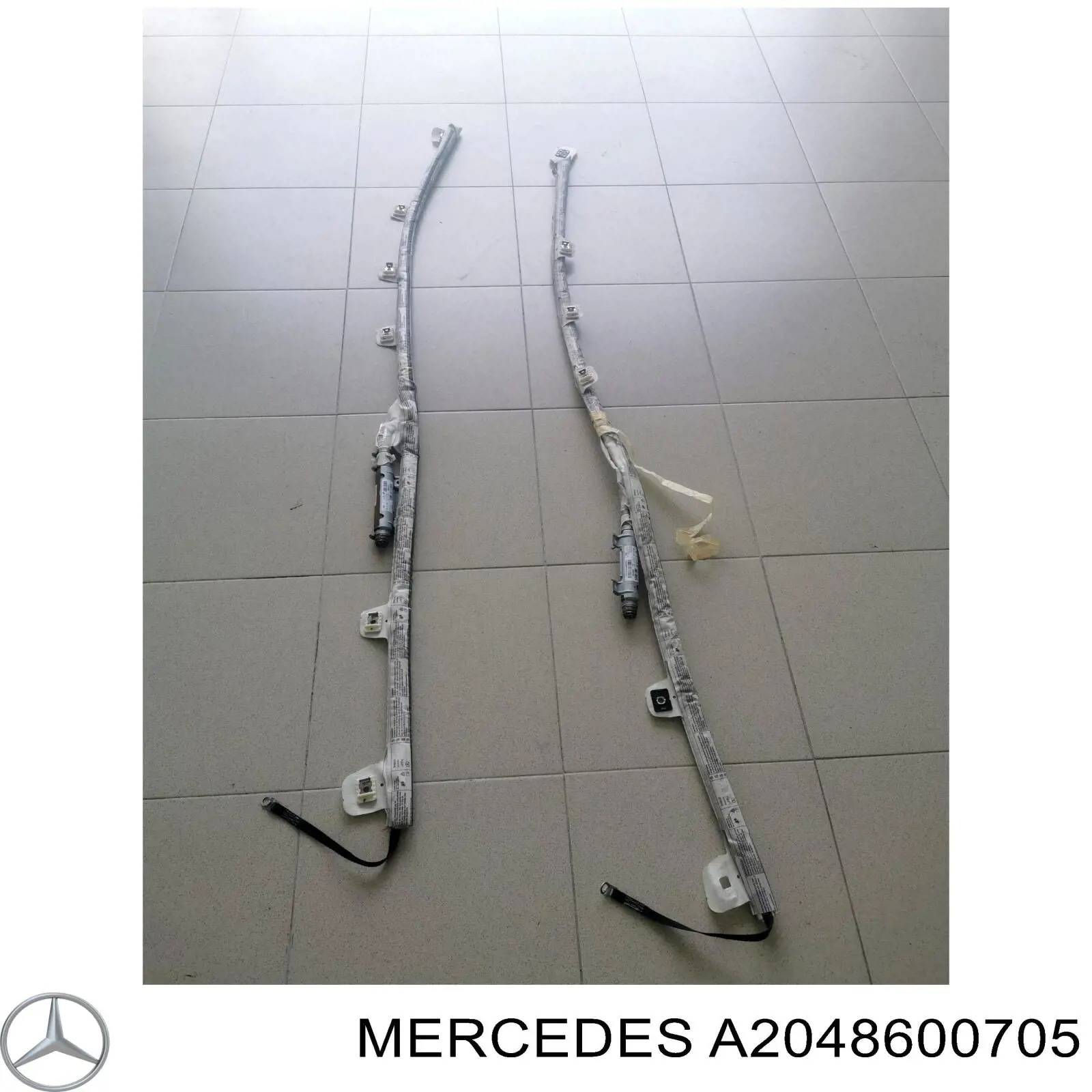 Купити A2048600705 Mercedes Подушка безпеки, шторка бічна, ліва, AIRBAG