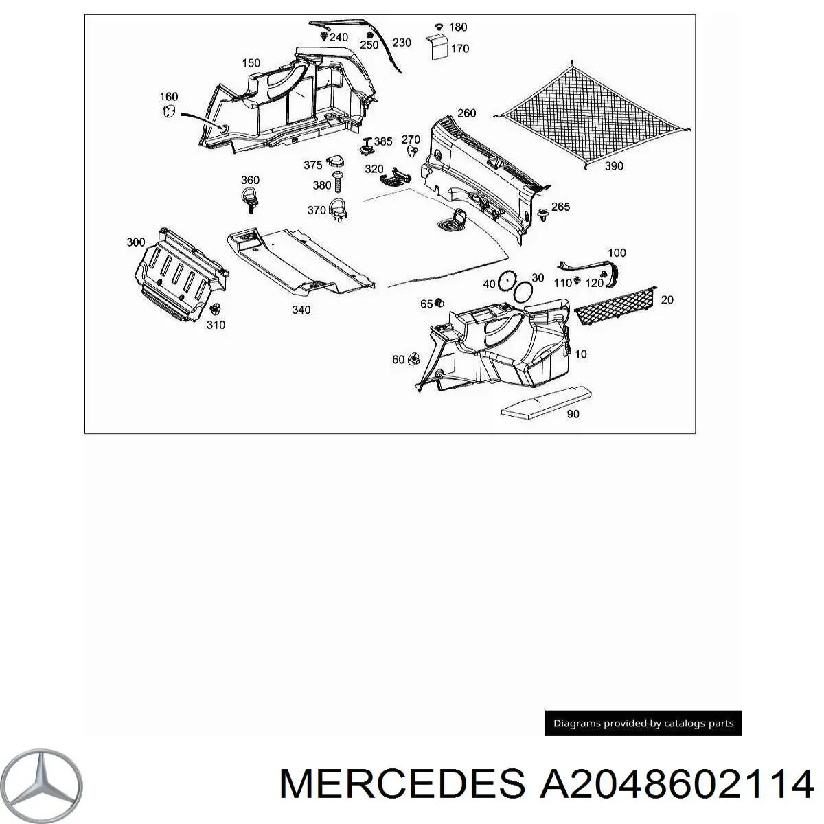 Купити A20486021149051 Mercedes 