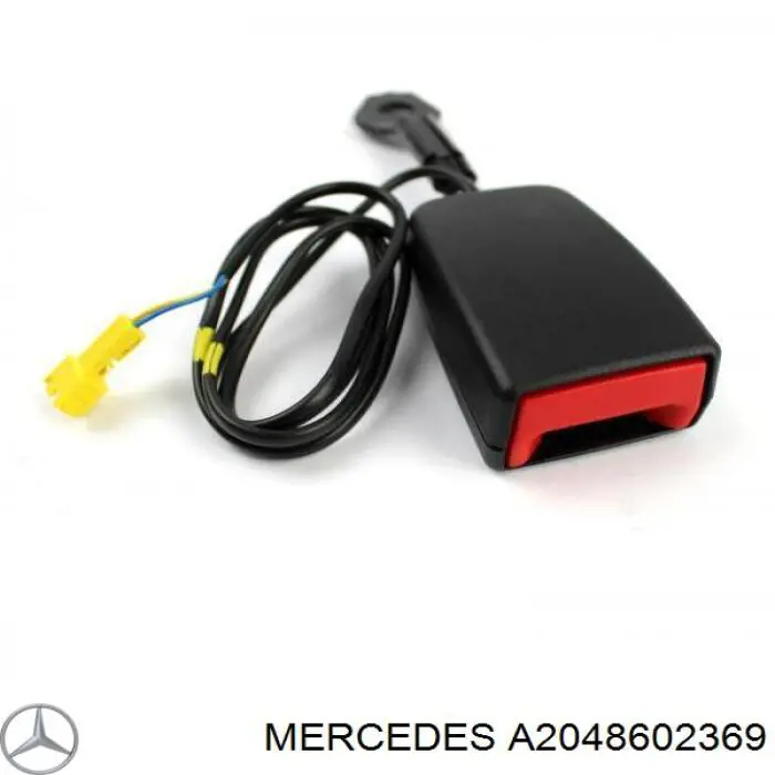 Купити A2048602369 Mercedes Важіль фіксатора ременя безпеки передній