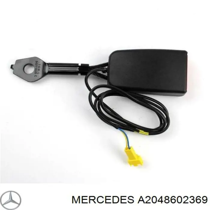 Купити A2048602369 Mercedes Важіль фіксатора ременя безпеки передній
