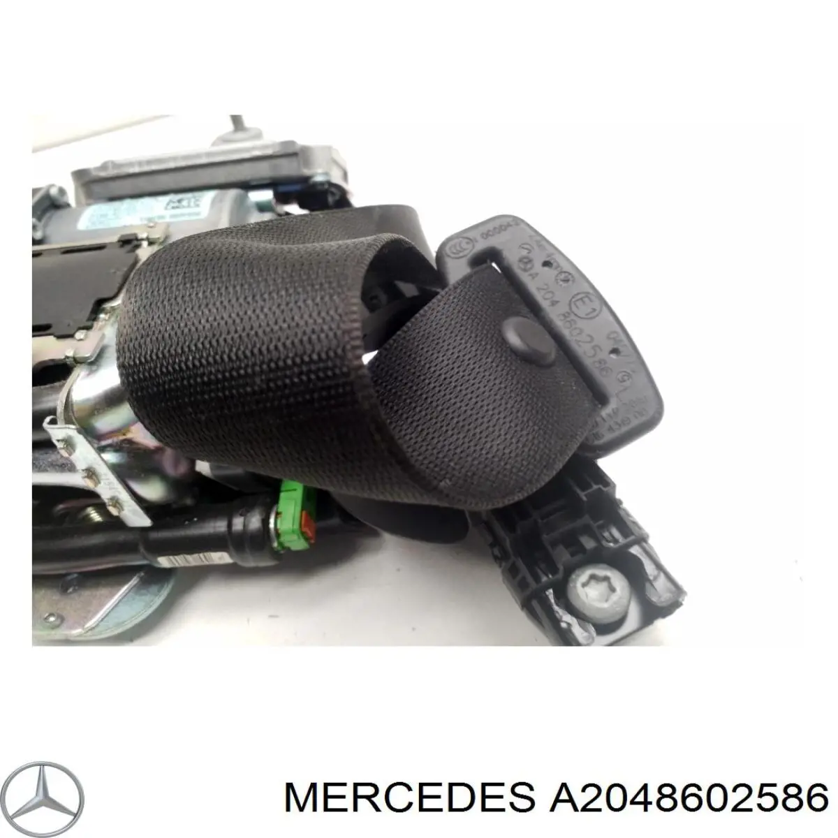 Пасок безпеки передній лівий Mercedes A2048602586 ціна, від 54.18 USD