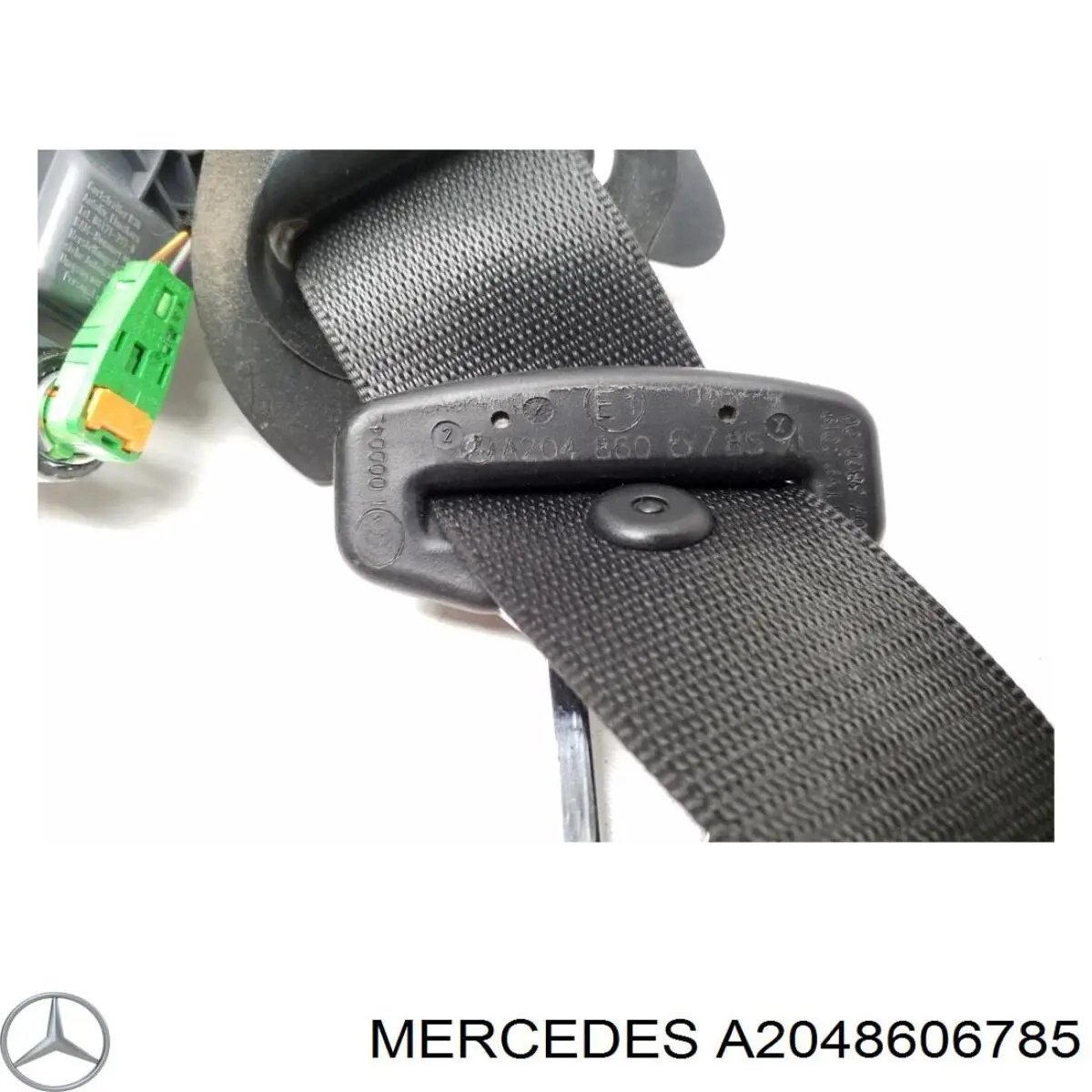 Пасок безпеки передній лівий A2048606785 Mercedes