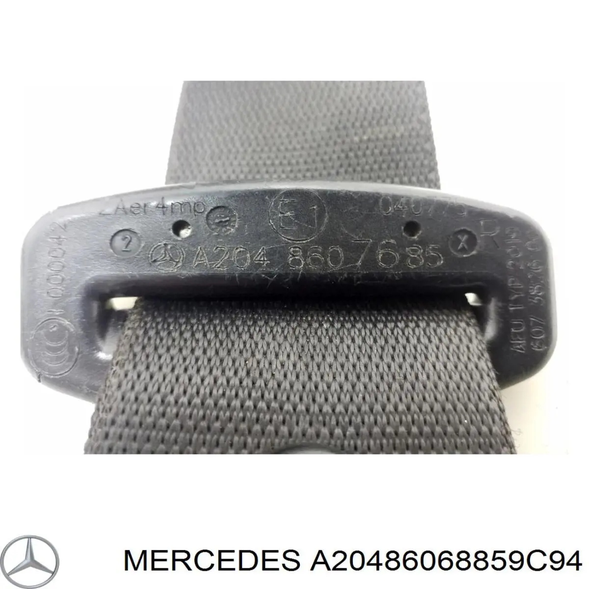 Пасок безпеки передній правий A2048606885 Mercedes