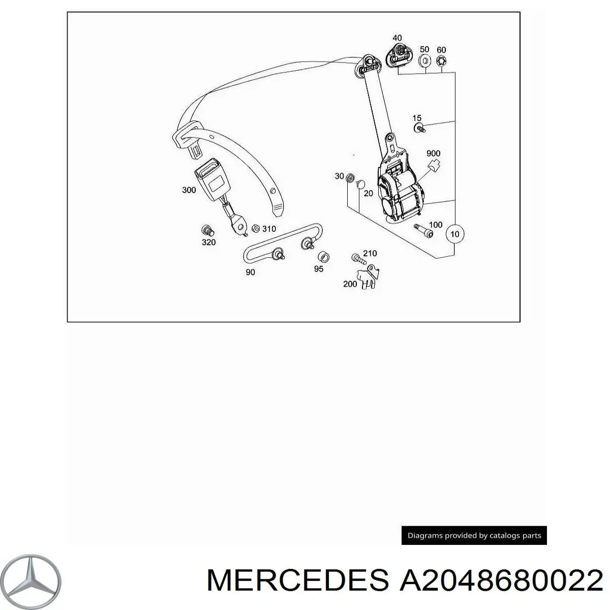 A2048680022 Mercedes 