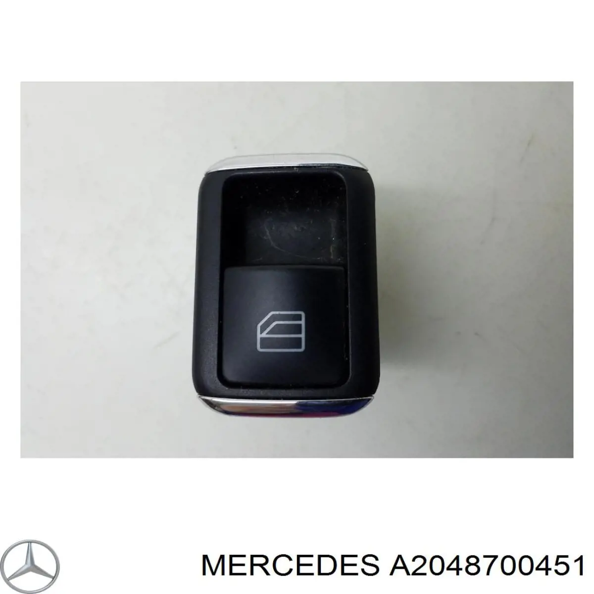 Кнопковий блок керування склопідіймачами передній лівий A2048700451 Mercedes