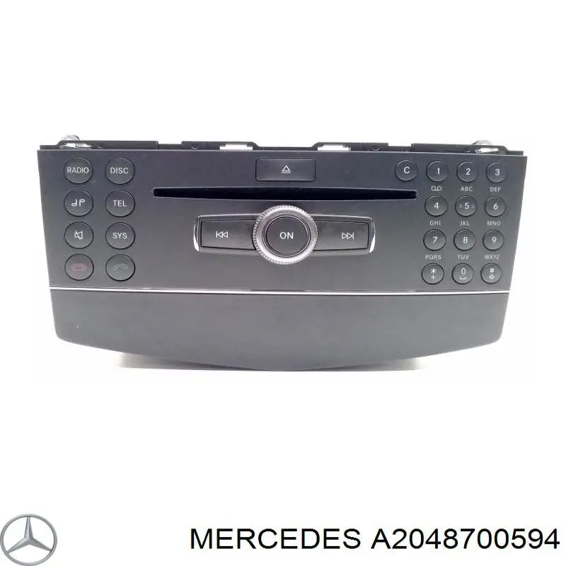Купити A2048709889 Mercedes Магнітола