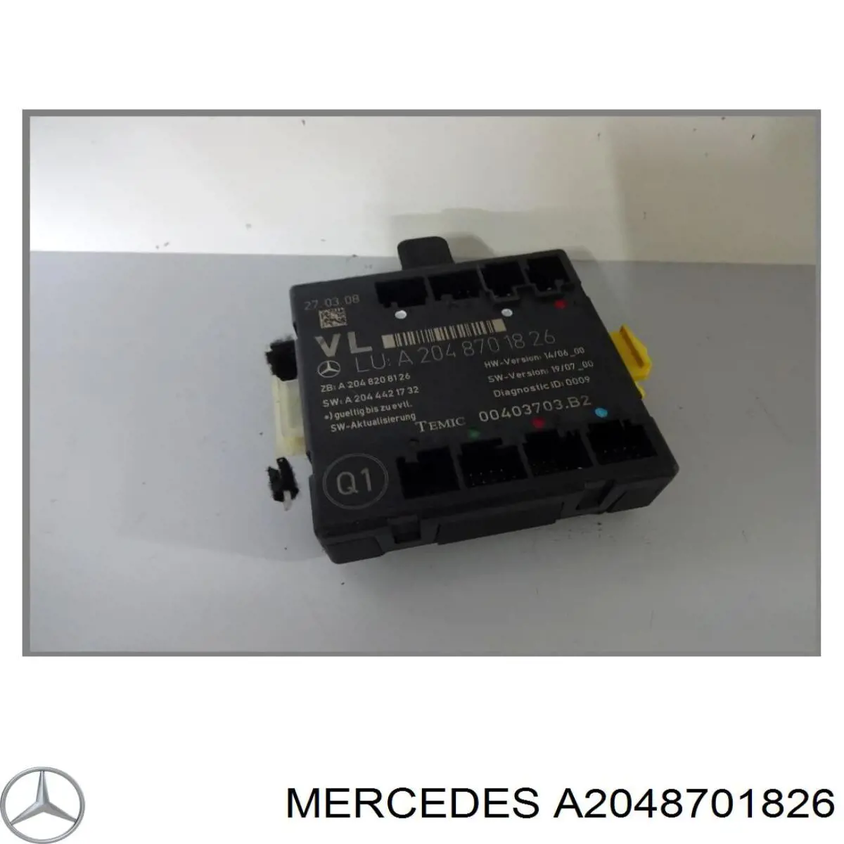 A2048704326 Mercedes Блок комфорту передніх дверей