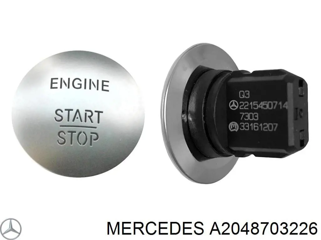 Купити A2048703226 Mercedes Блок керування освітленням
