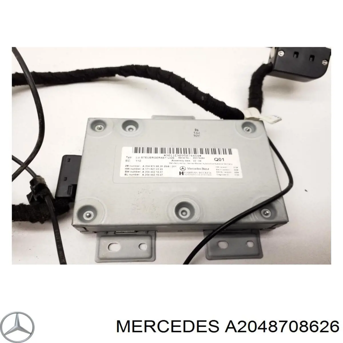 Блок керування мультимедійний A2048708626 Mercedes