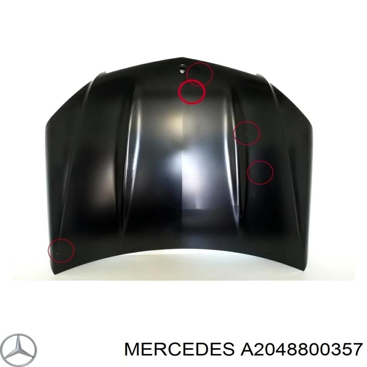 Капот Mercedes A2048800357 ціна, від 1537.61 USD