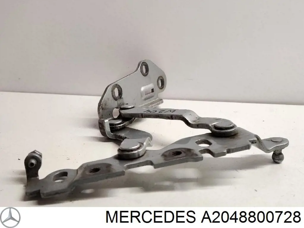 Купити A2048800728 Mercedes Петля капота, ліва