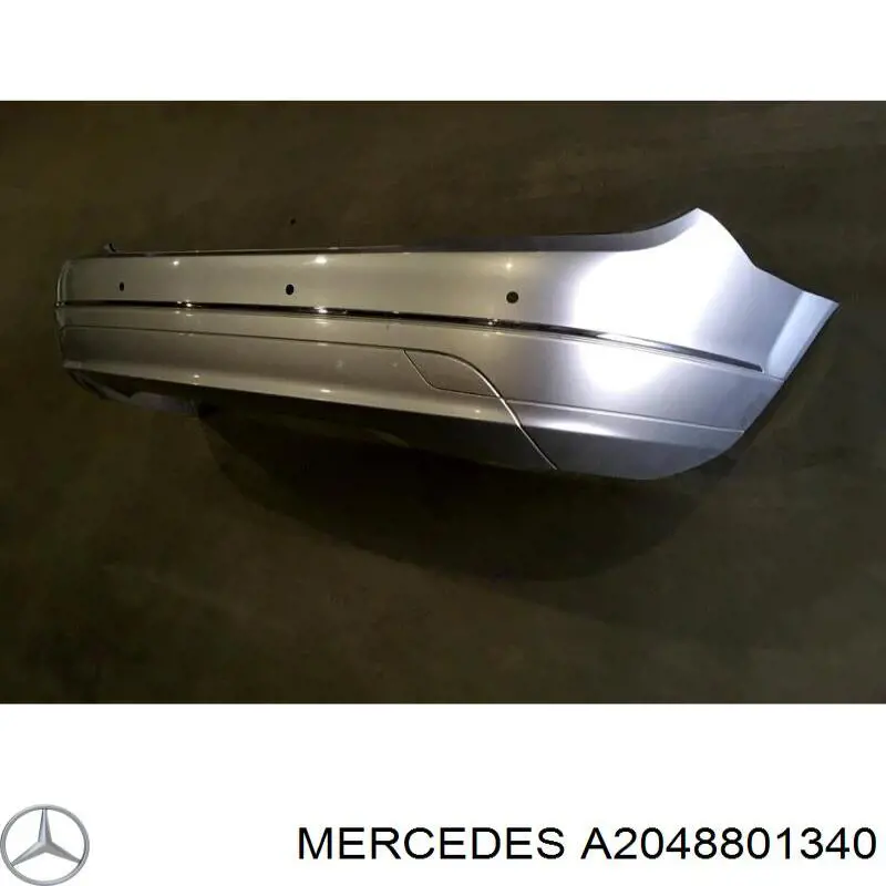 A2048801340 Mercedes Буфер (бампер) задній