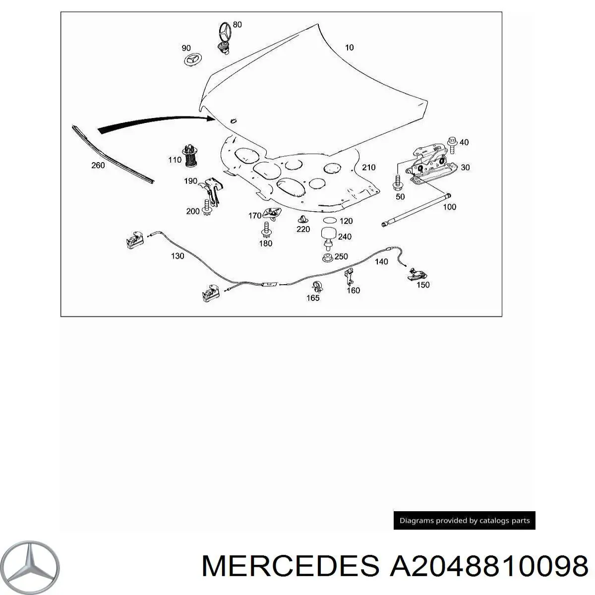 A2048810098 Mercedes 