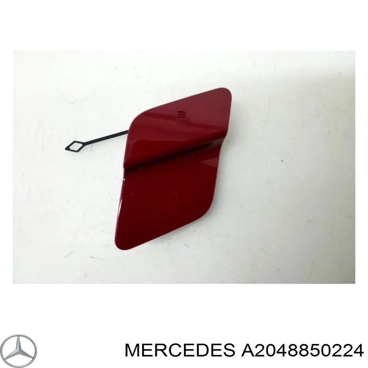A2048850224 Mercedes Заглушка бампера буксирувального гака, передня