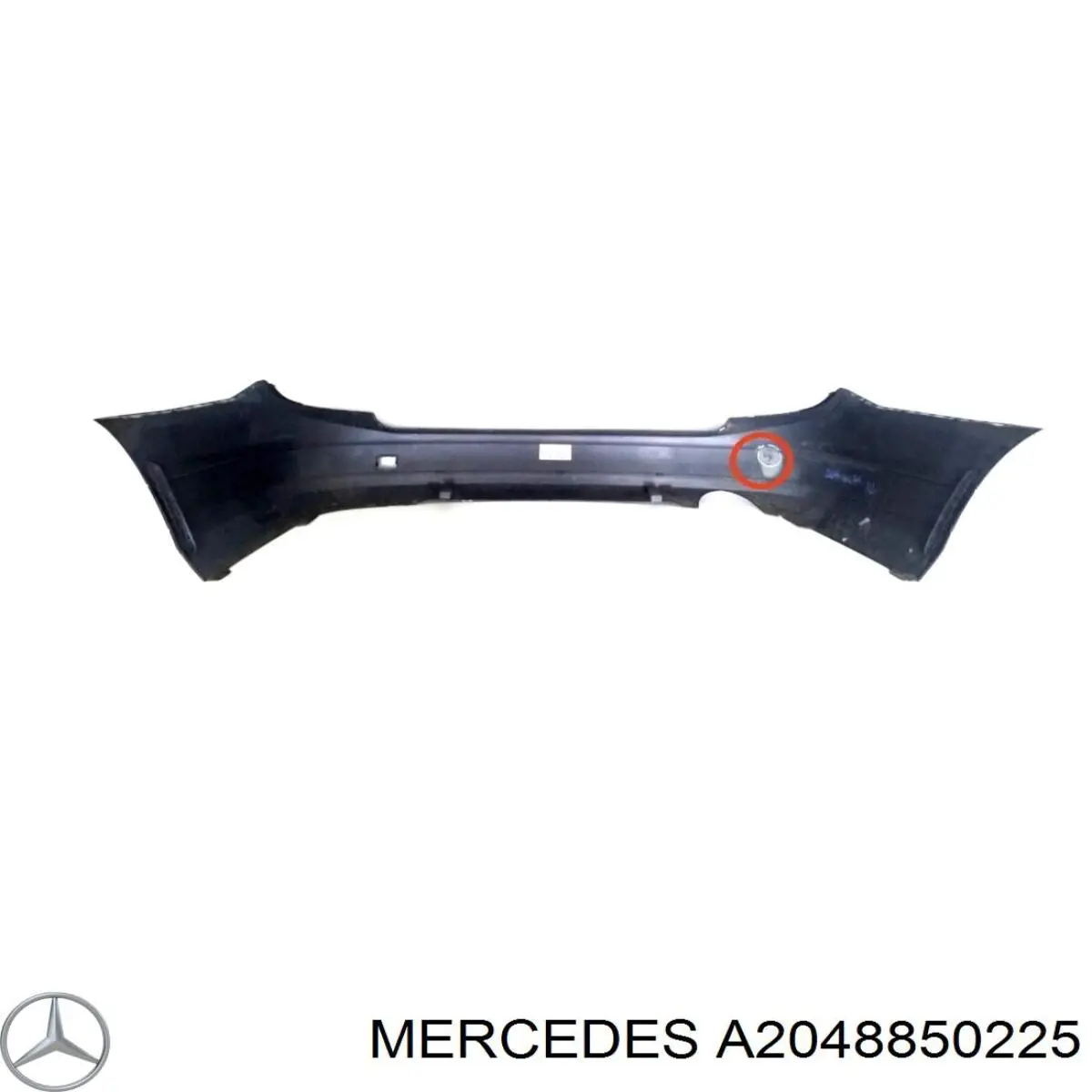A2048850225 Mercedes Буфер (бампер) задній