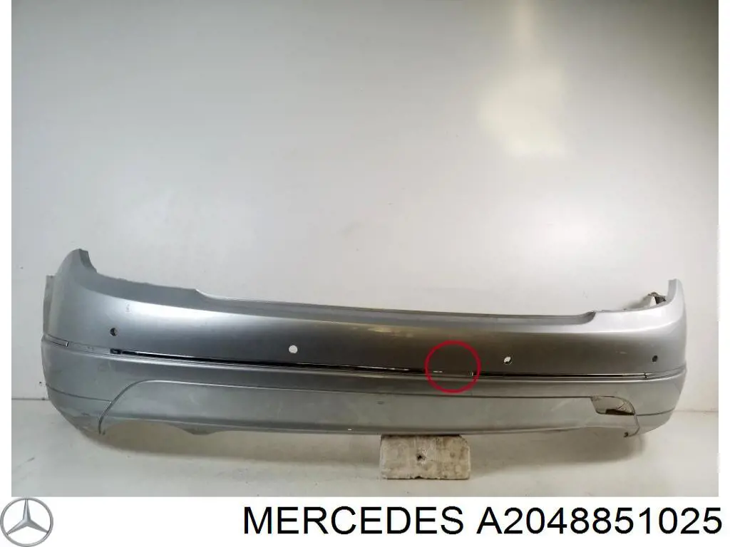 A2048851025 Mercedes бампер задній