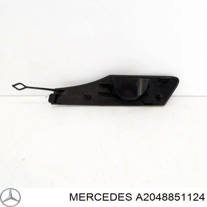 A2048851124 Mercedes Заглушка бампера буксирувального гака, передня