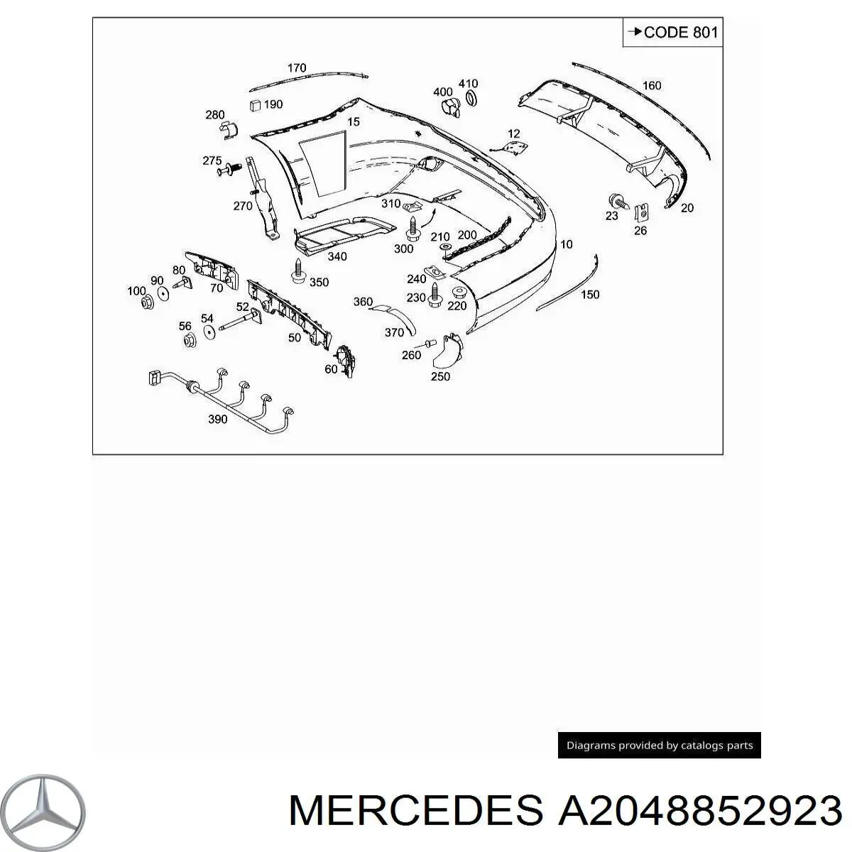 A2048852923 Mercedes 