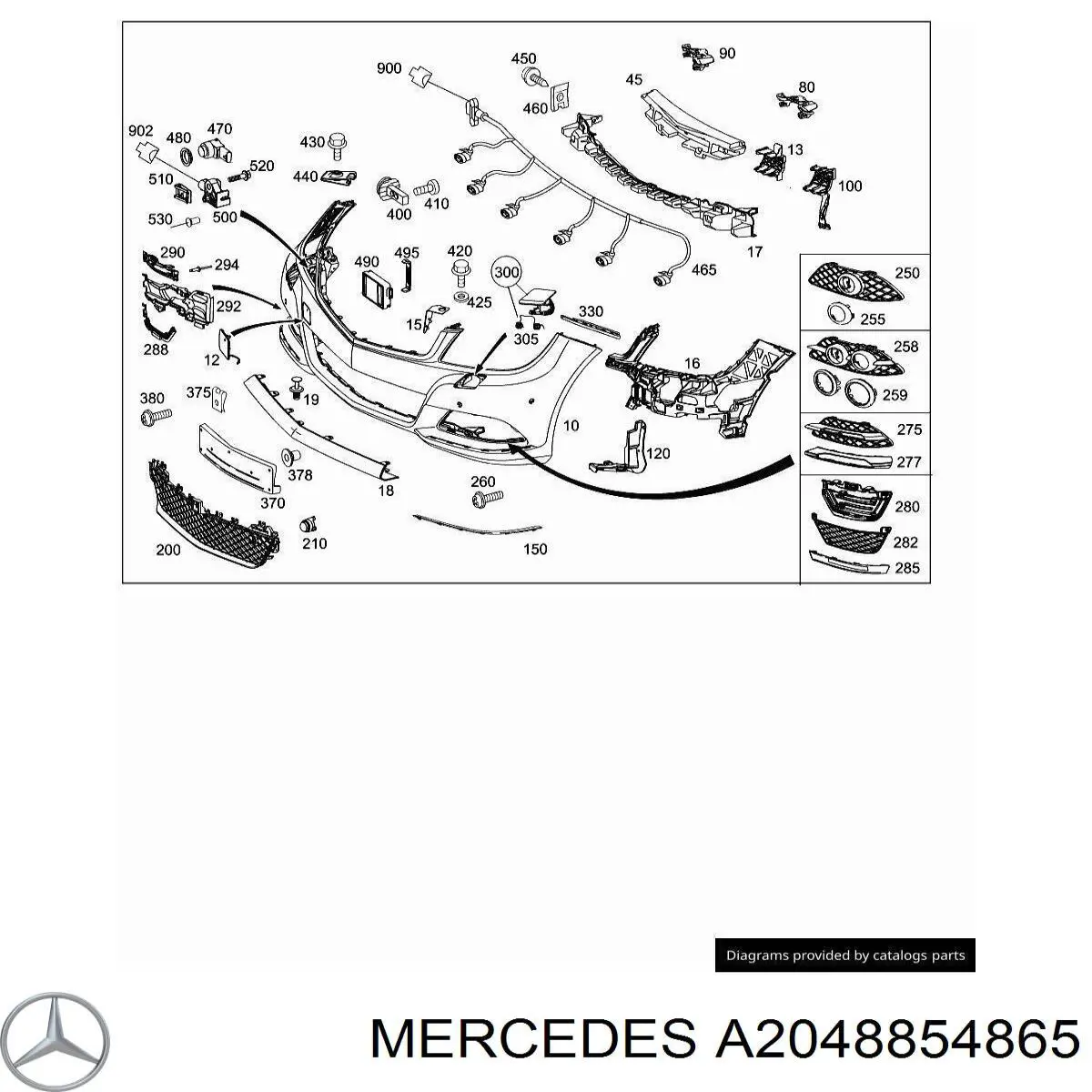 A2048854865 Mercedes 