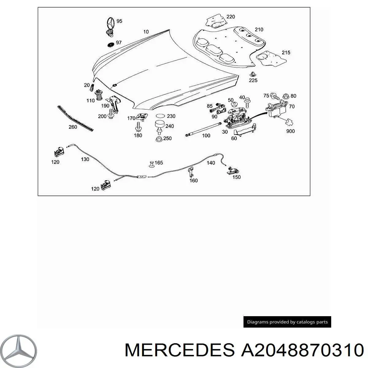 A2048870310 Mercedes 