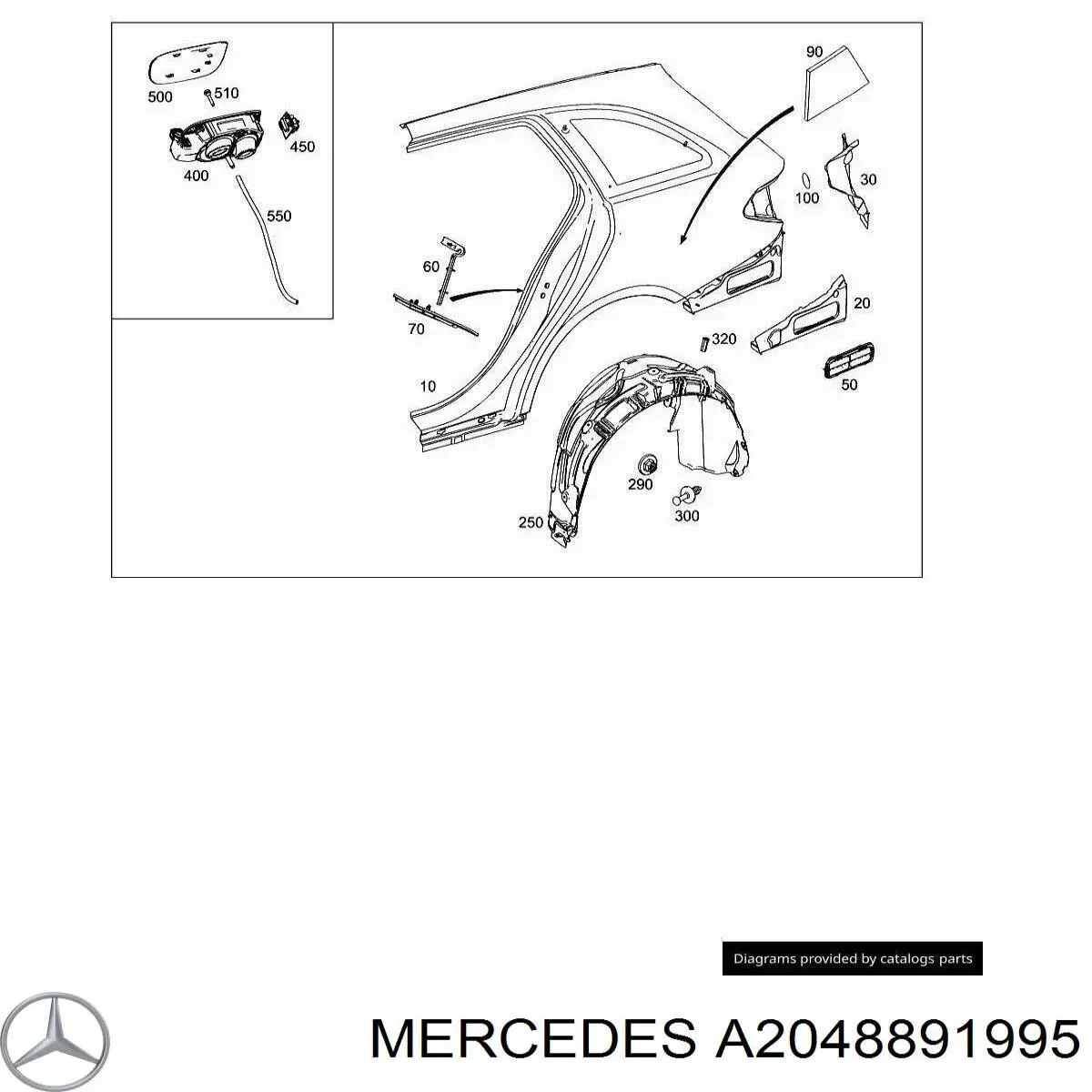 A2048891995 Mercedes 