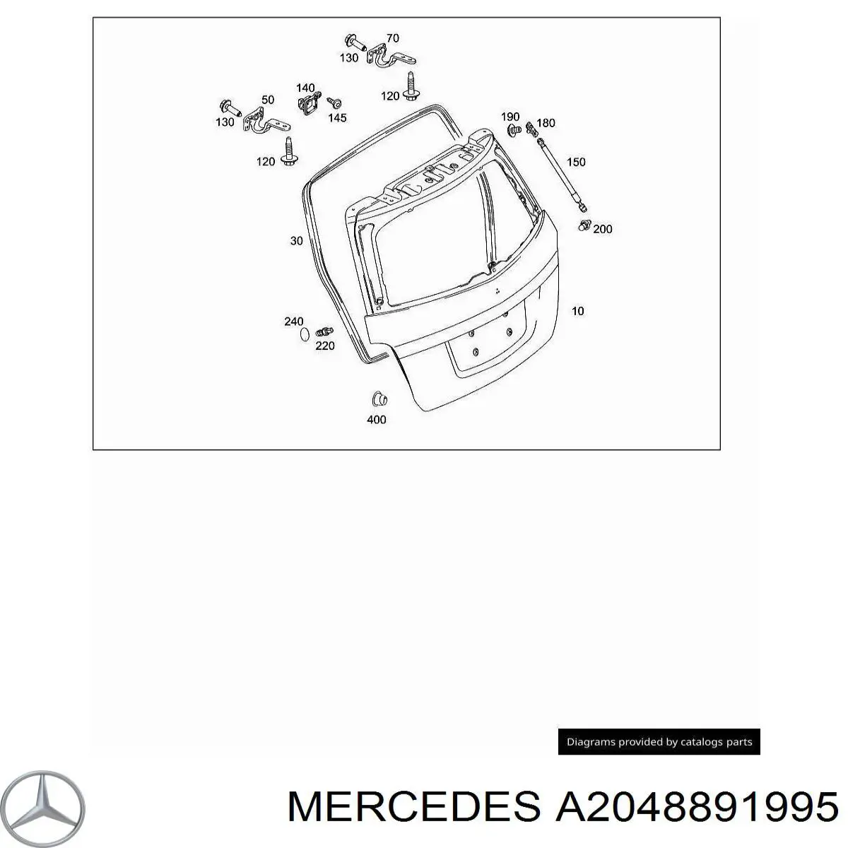 Mercedes A2048891995 ціна, від 2.95 USD