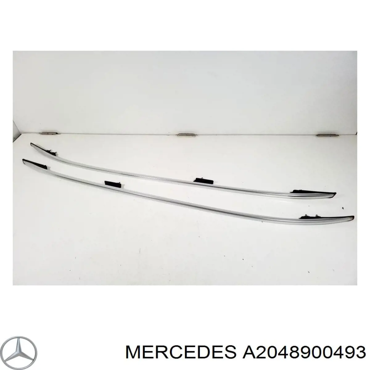 Рейлінг даху правий Mercedes A2048900493 ціна, від 31.67 USD