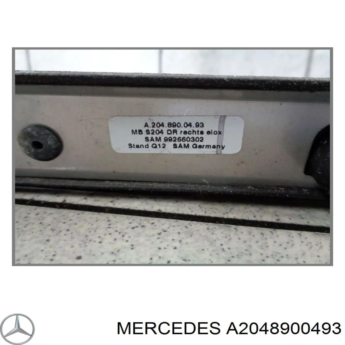 Купити A2048900493 Mercedes Рейлінг даху правий