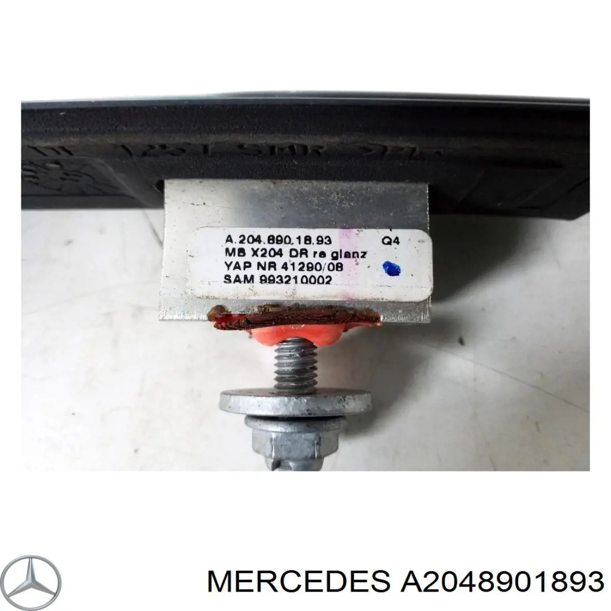 Рейлінг даху правий Mercedes A2048901893 ціна, від 59.59 USD