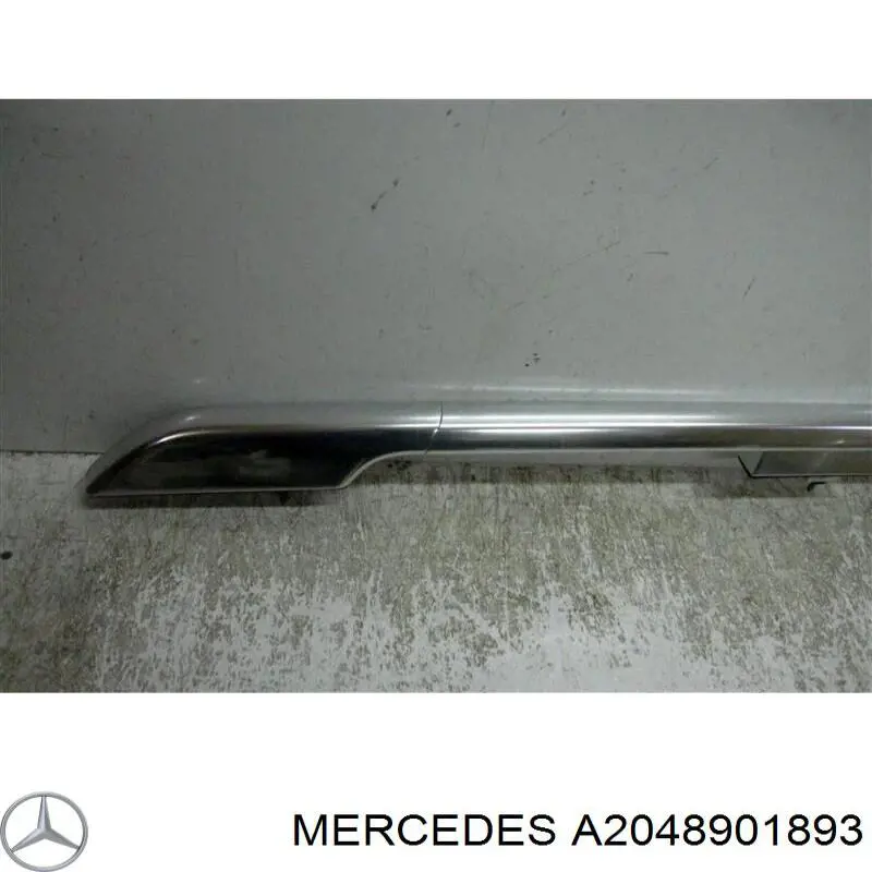 A2048901893 Mercedes Автомобільний рейлінг на дах правий