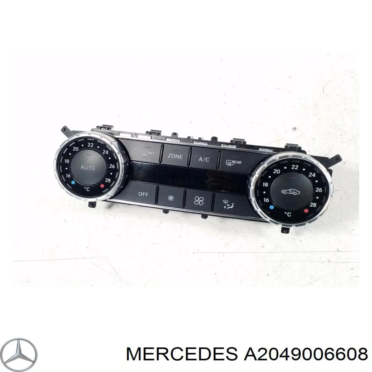 A2049006608 Mercedes реостат/перемикач-регулятор режиму обігрівача салону