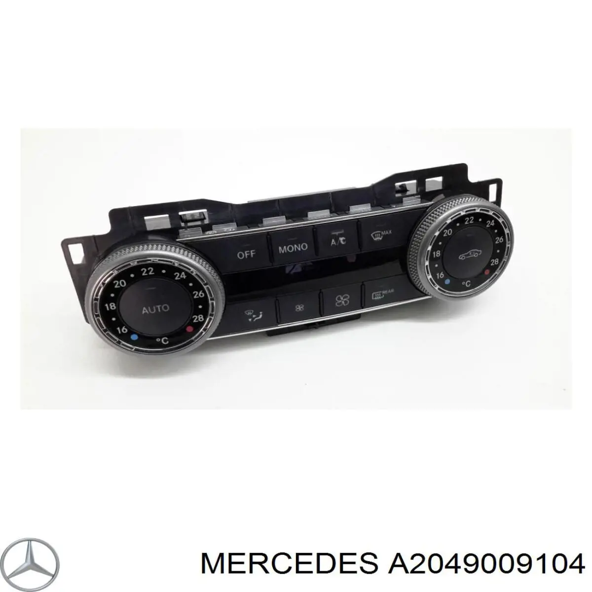 A2049009104 Mercedes Блок управління клімат-контролем