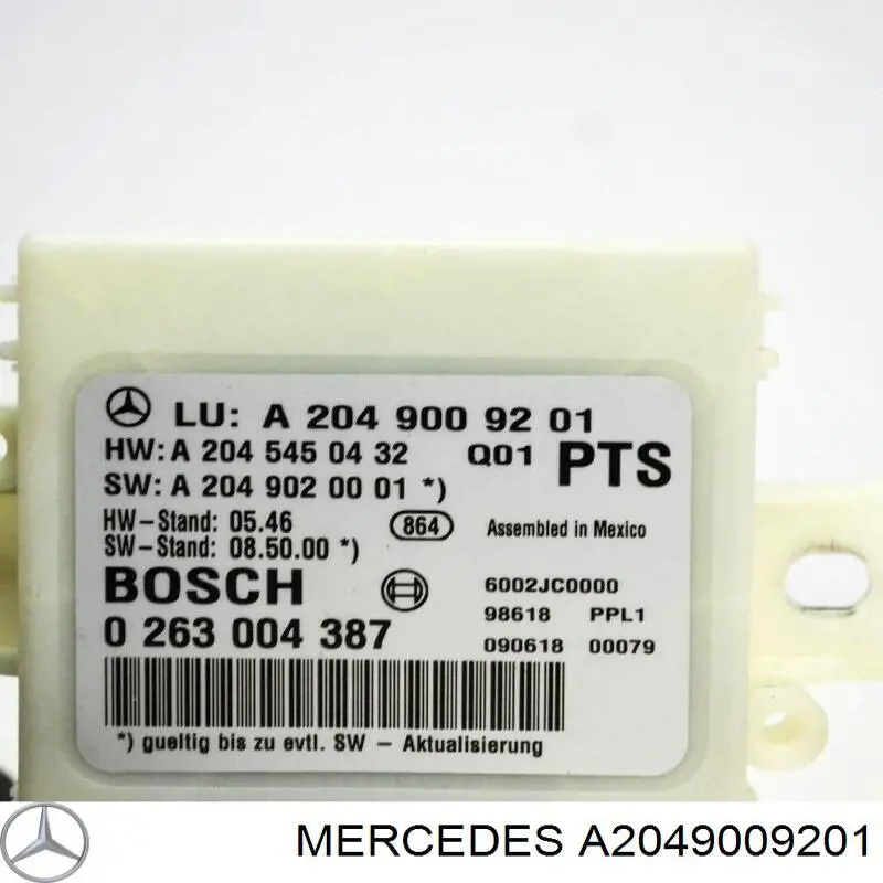Модуль керування (ЕБУ) парктроніком Mercedes A2049009201 ціна, від 17.74 USD