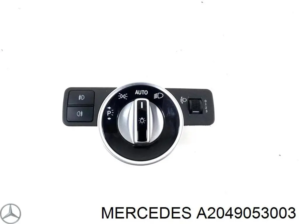 Перемикач світла фар, на "торпеді" на Mercedes C (W204)