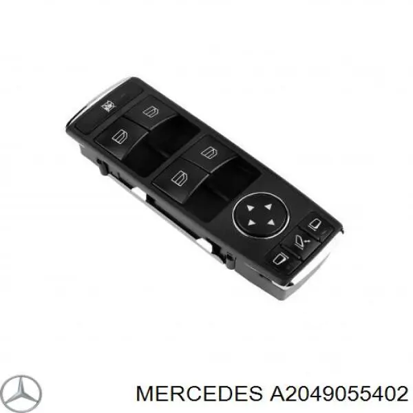 Купити A2049055402 Mercedes Кнопковий блок керування склопідіймачами передній лівий