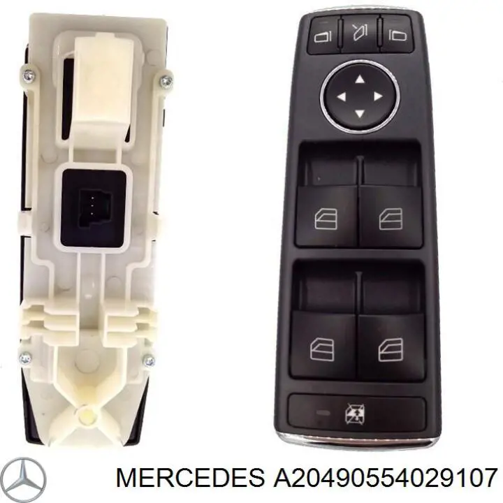 Кнопковий блок керування склопідіймачами передній лівий Mercedes A20490554029107 ціна, від 35.81 USD
