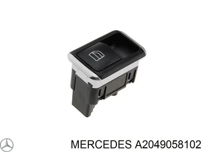 Кнопка вмикання двигуна склопідіймача передня права на Mercedes E (W212)