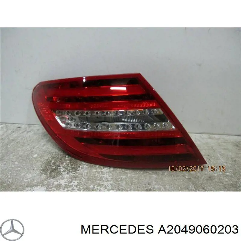 Ліхтар задній лівий A2049060203 Mercedes