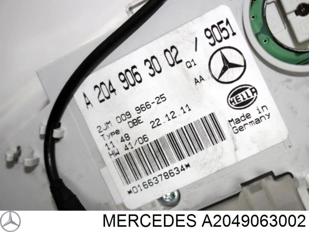 Купити A2049063002 Mercedes Плафон освітлення кабіни