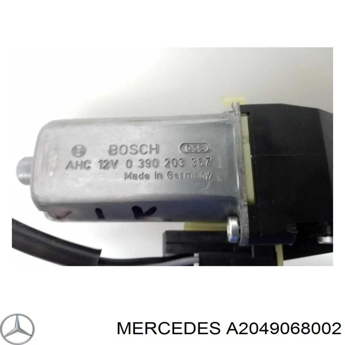 A2049068002 Mercedes Моторчик заднього двірника