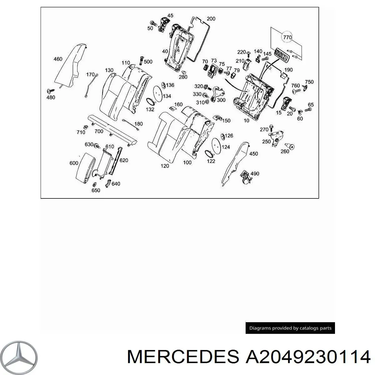  Mercedes A2049230114 ціна, від 7.73 USD