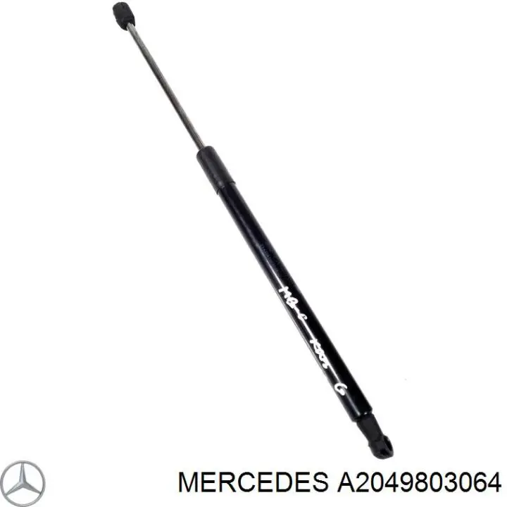 A2049803064 Mercedes Амортизатор кришки багажника / двері 3/5-ї задньої
