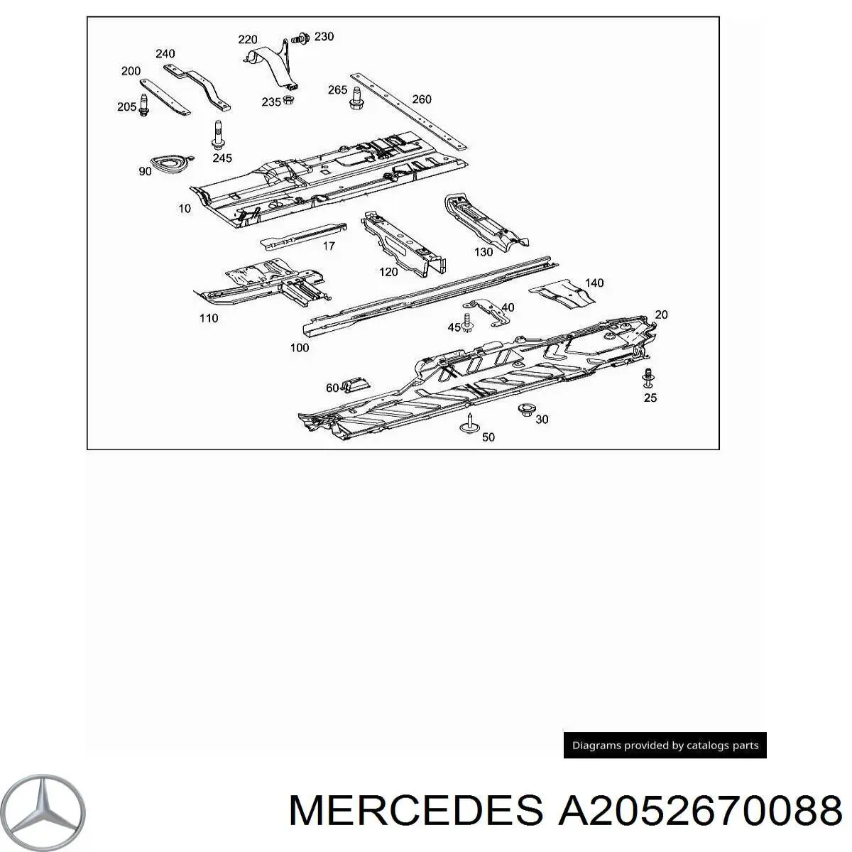 A2052670088 Mercedes 