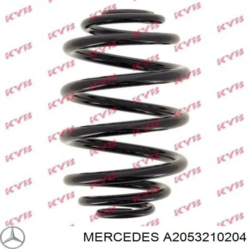 A2053210204 Mercedes Пружина амортизатора передняя